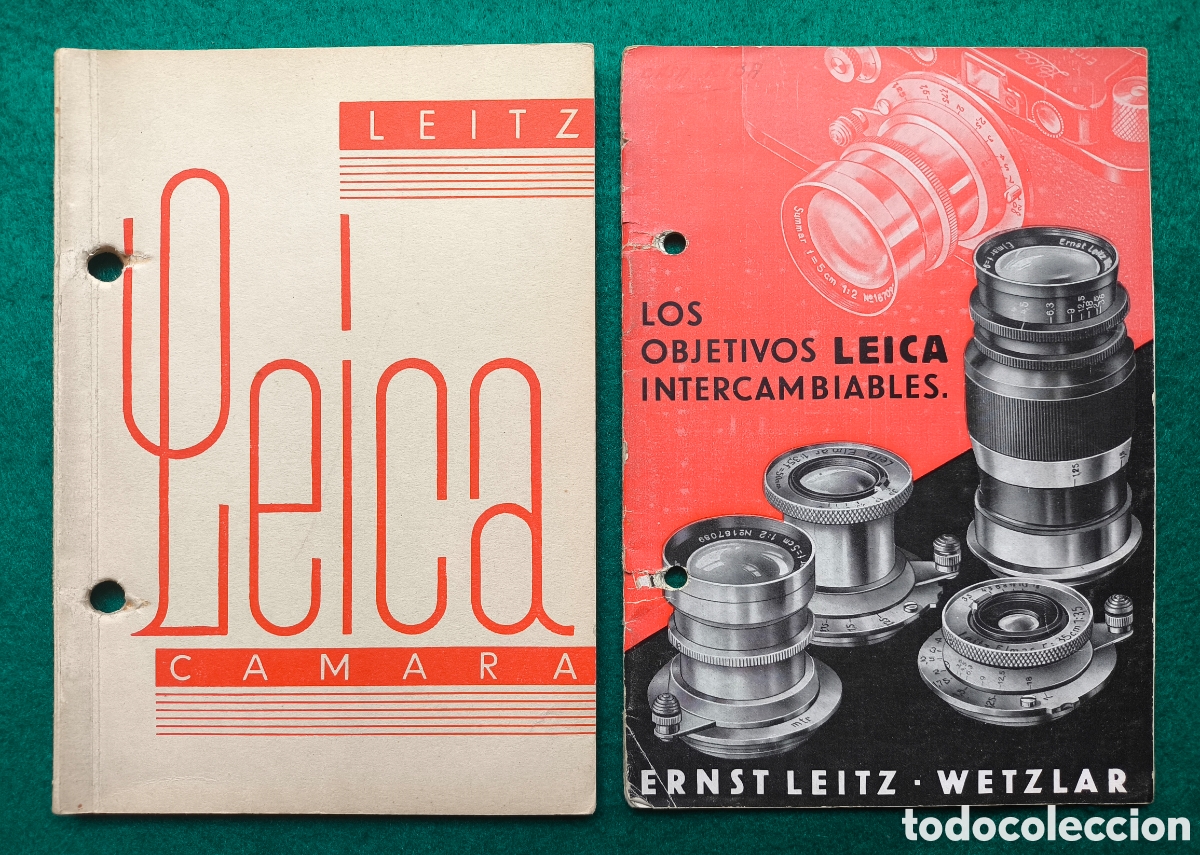 C&aacute;mara de fotos: LEICA C&Aacute;MARA FOTOGR&Aacute;FICA OBJETIVOS CAT&Aacute;LOGO 1932 - 1934