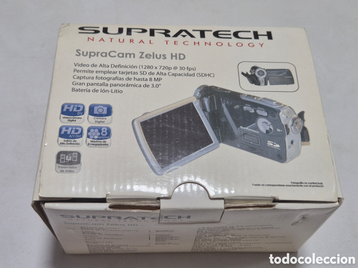 C&aacute;mara de fotos: Videoc&aacute;mara Supratech SupraCam Zelus HD