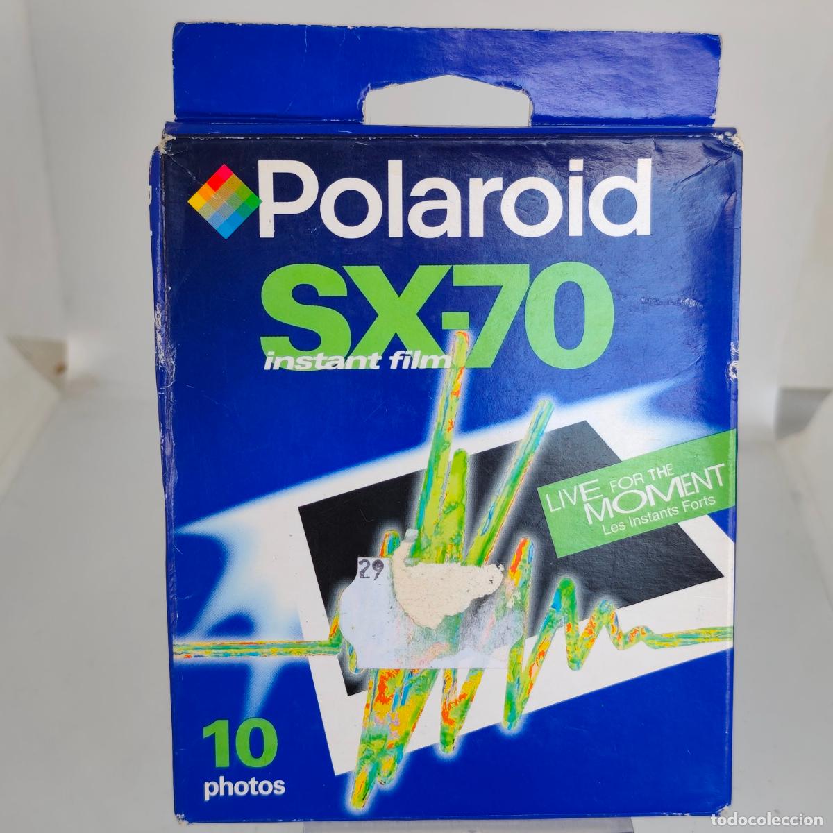 Fotokamera: Polaroid SX-70 Instant Film &ndash; Caja de 10 Fotos &ndash; Pel&iacute;cula Instant&aacute;nea Vintage
