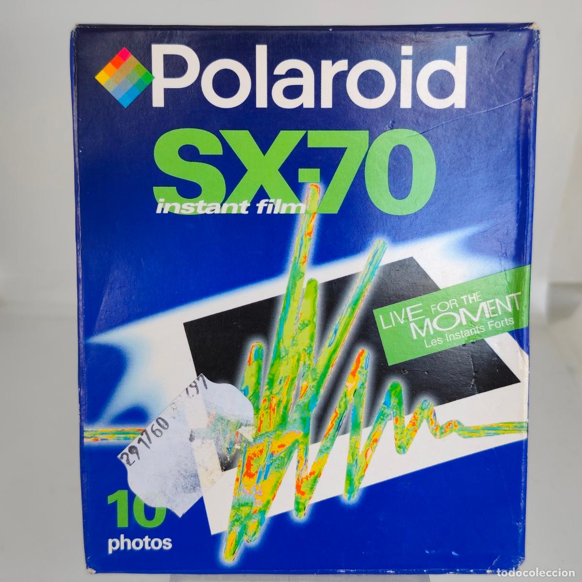 Fotokamera: Polaroid SX-70 Instant Film &ndash; Caja de 10 Fotos &ndash; Pel&iacute;cula Instant&aacute;nea Vintage