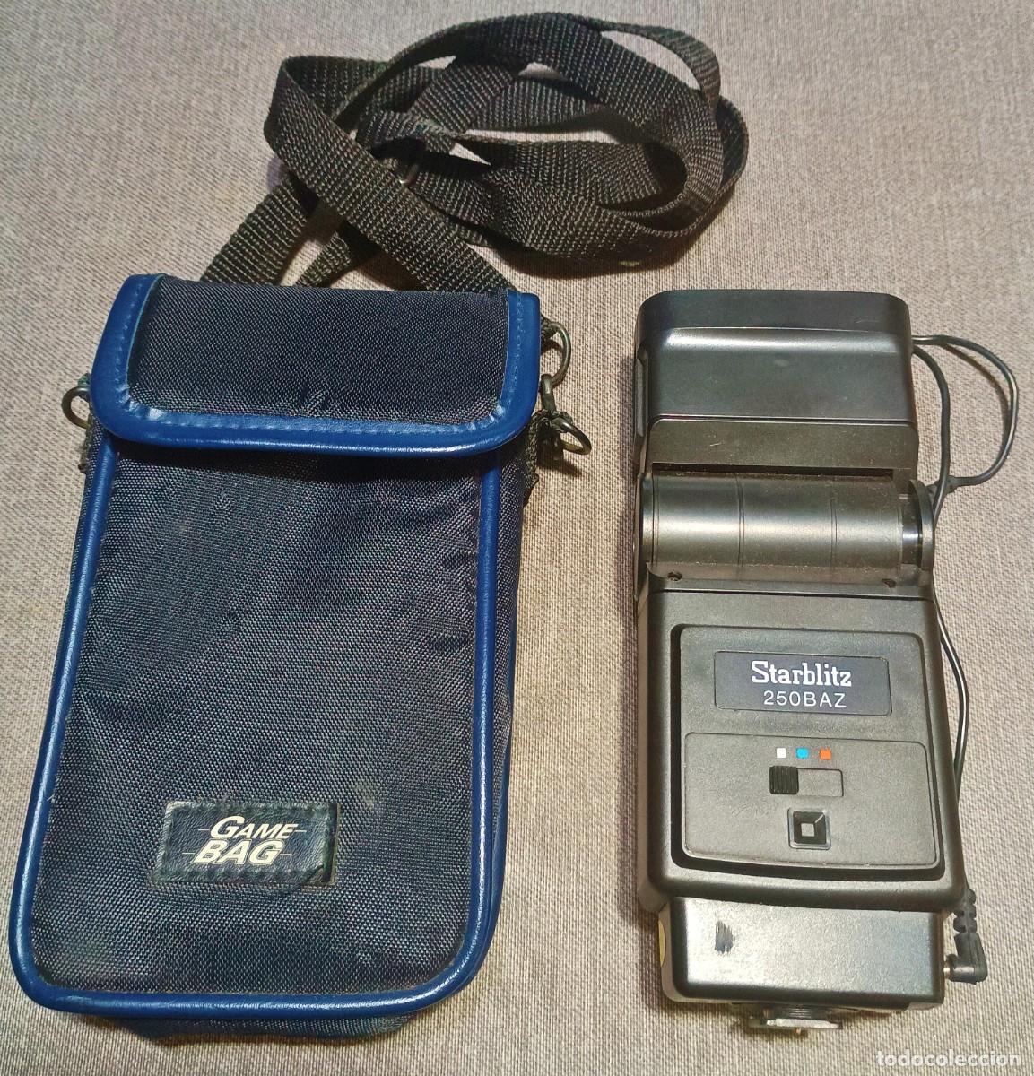C&aacute;mara de fotos: Flash electr&oacute;nico universal Starblitz 250 BAZ Incluye una funda de consola GAME BAG