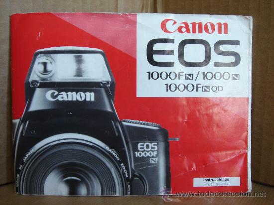 cámara analogica canon eos 1000f reflex 35mm má - Compra venta en  todocoleccion