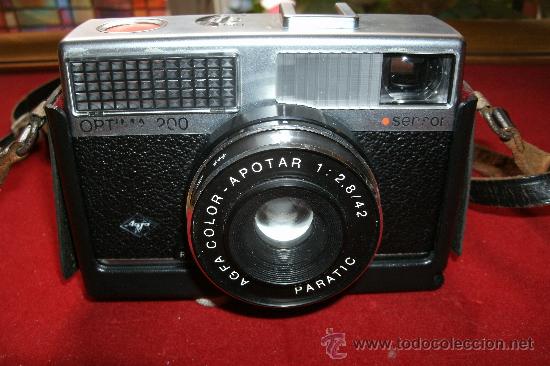 C&aacute;mara de fotos: AGFA OPTIMA 200 sensor...ALEMANIA 1969..EN SU FUNDA ORIGINAL Y FUNCIONANDO - Foto 1