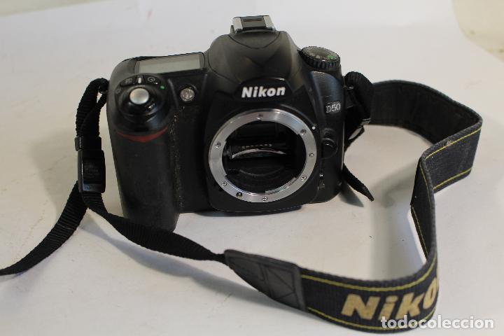 C&aacute;mara de fotos: camara Reflex - Nikon D50 Nude Case - Negro - Foto 4