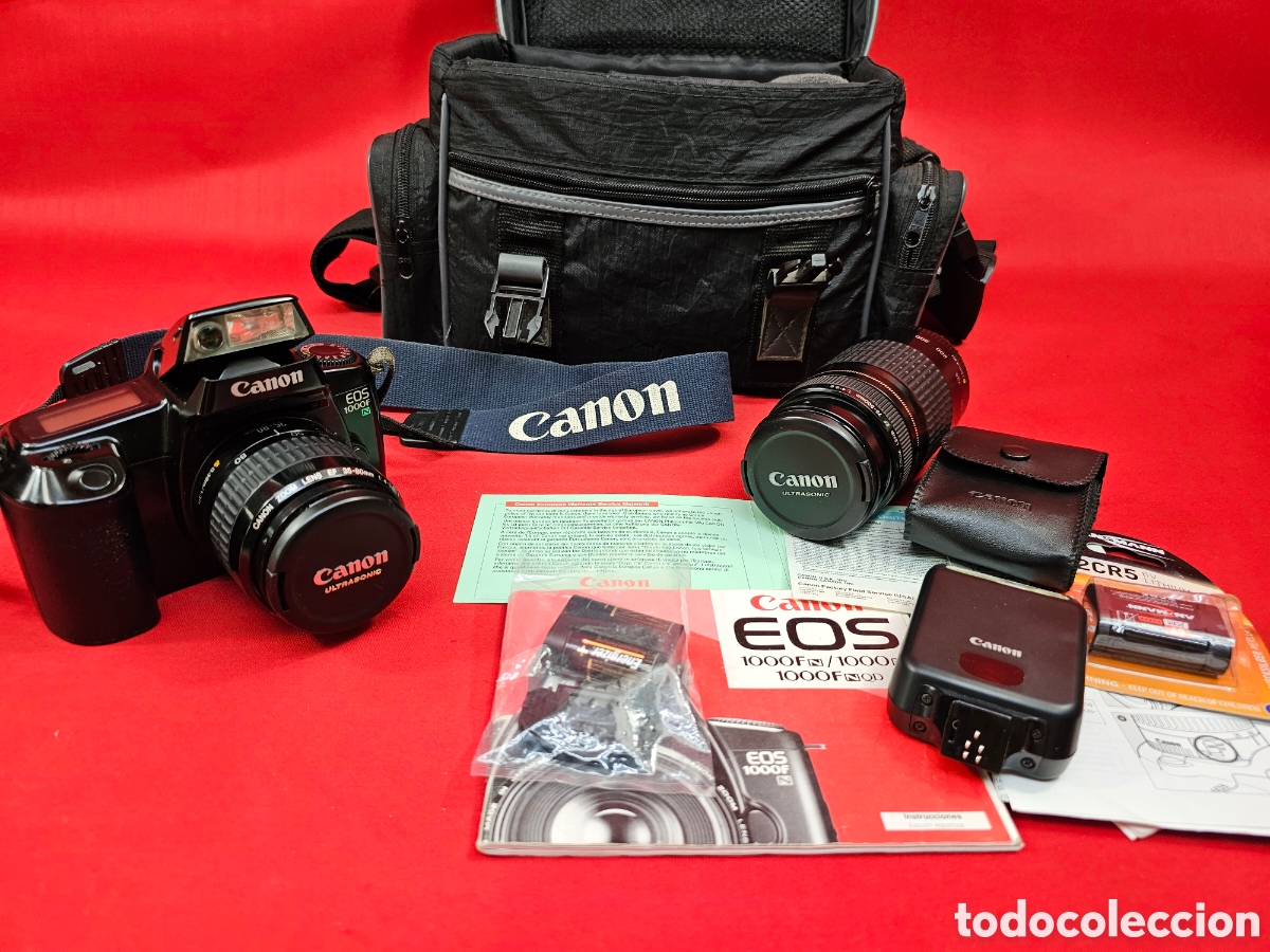 cámara analogica canon eos 1000f reflex 35mm má - Compra venta en