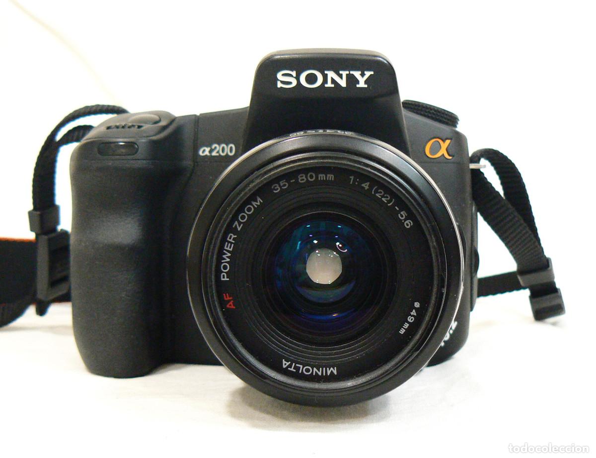 C&aacute;mara de fotos: C&aacute;mara Digital Reflex DSLR, Sony Alpha 200 - Foto 4