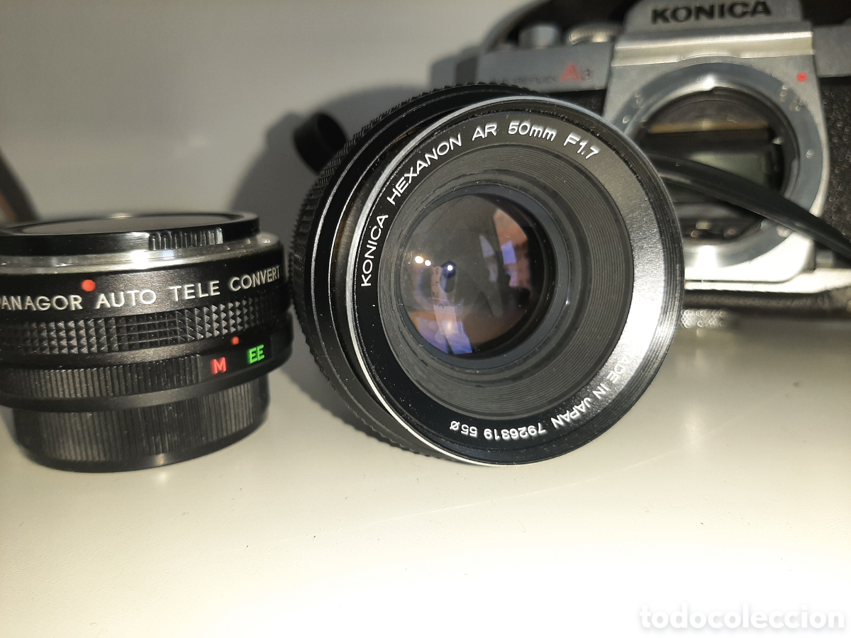 C&aacute;mara de fotos: C&aacute;mara KONIKA Autoreflex A3 + objetivos - Foto 4