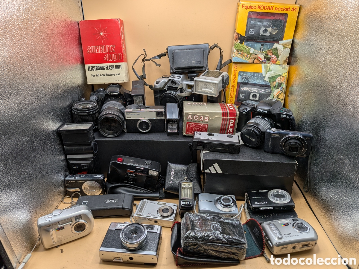Fotokamera: GRAN LOTE NIKON CANON SAMSUNG KODAK CAMARAS FOTOGRAF&Iacute;AS