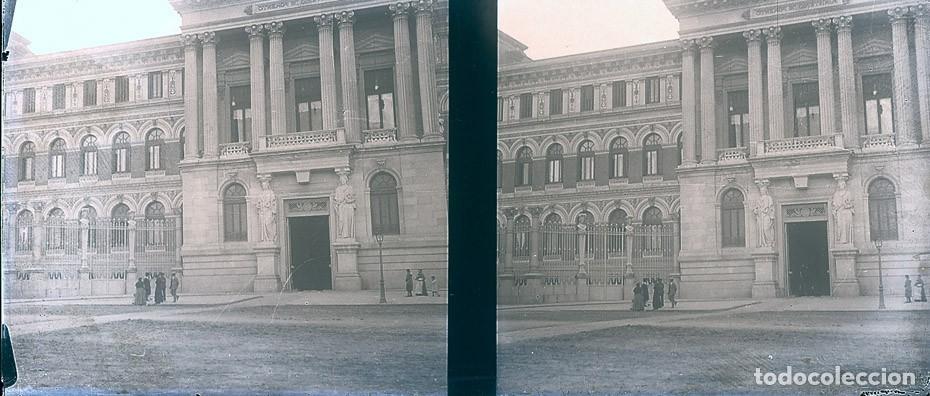C&aacute;mara de fotos: MADRID PALACIO DE FOMENTO ACTUAL MINISTERIO AGRICULTURA NEGATIVO CRISTAL 6 X 13 cm.