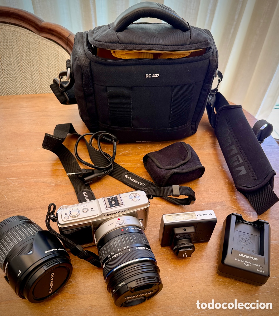 C&aacute;mara de fotos: C&aacute;mara Olympus E-P1 + 2 objetivos y accesorios