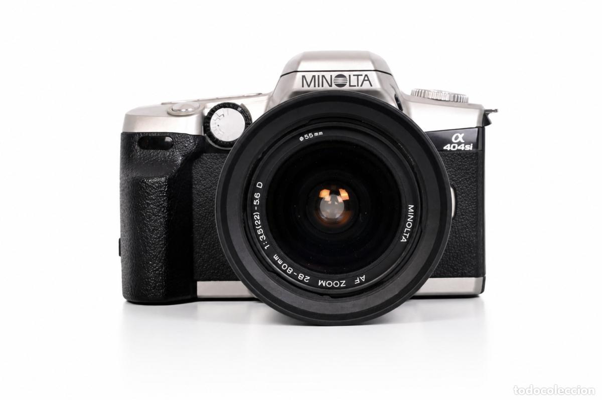 C&aacute;mara de fotos: Minolta Dynax 4 con objetivo Minolta AF 28-80mm