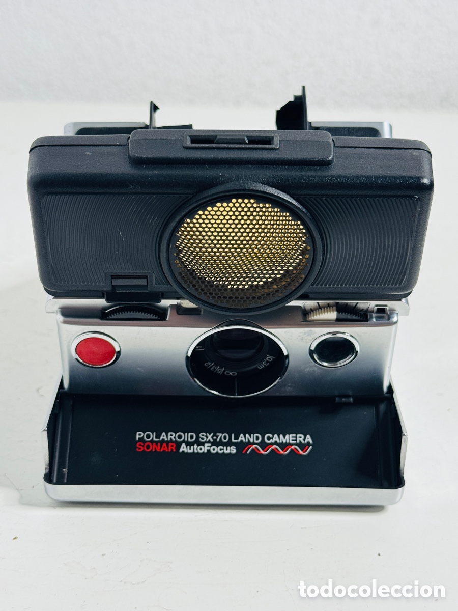 C&aacute;mara de fotos: Polaroid SX-70 Sonar Autofocus Rota Solo Piezas