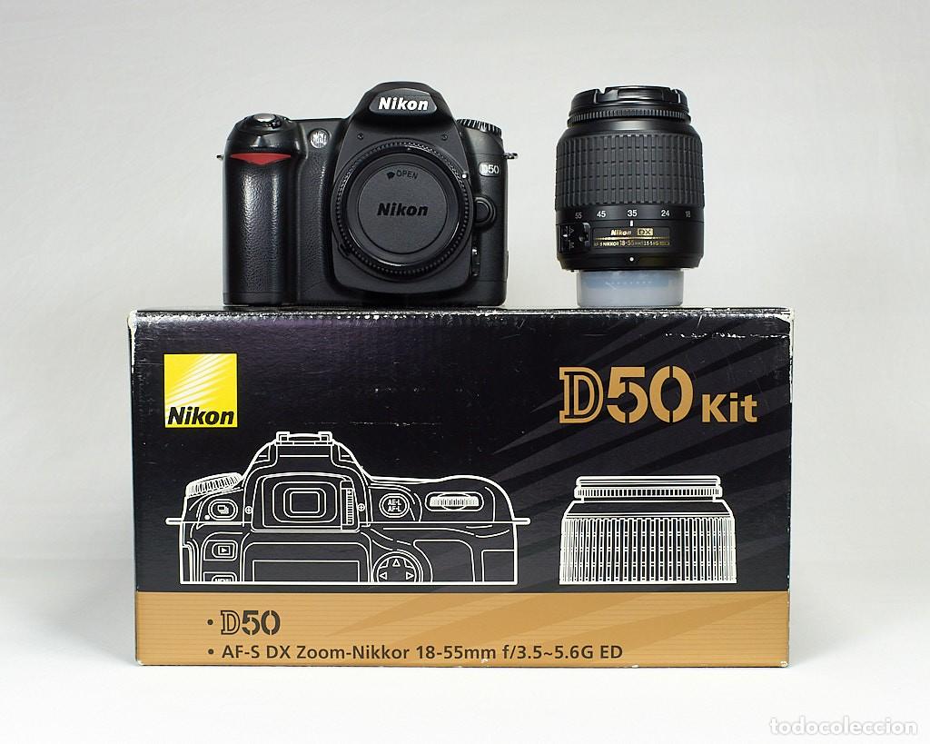 C&aacute;mara de fotos: Nikon D50 + 18-55mm Kit Boxed. Estado excelente. Solo 863 disparos