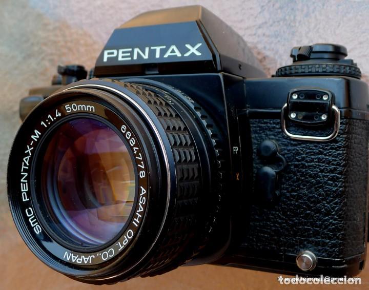 Cámara de fotos: Pentax LX , cuerpo con visor de fotómetro FA1.EQUIPO COMPLETO.50 1,4+135 F/2,5+ 28 F/2,8.+ 2x duplic - Foto 11 - 267768999