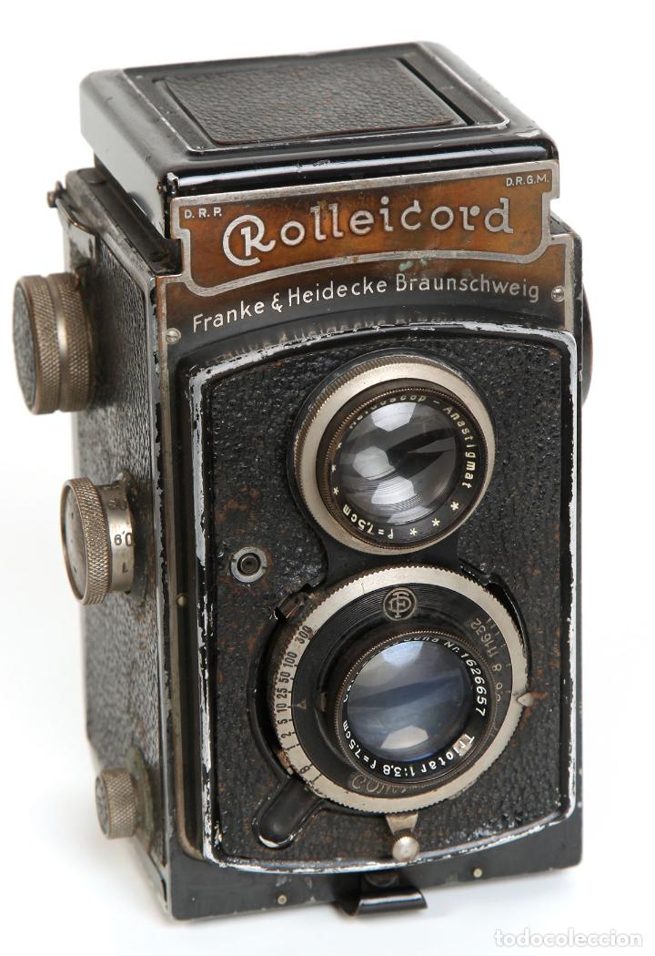 Photo camera: ROLLEI ROLLEICORD I - TYPE 2, 1934-36 - 6X6 TLR - PRECIOSA Y FUNCIONANDO
