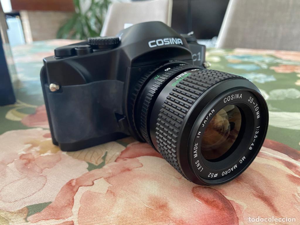 Cosina C1S 35mm SLR Camera, Black with 35-70mm f/3.5-4.8 MC Macro Lens,  Black (52) at KEH Camera