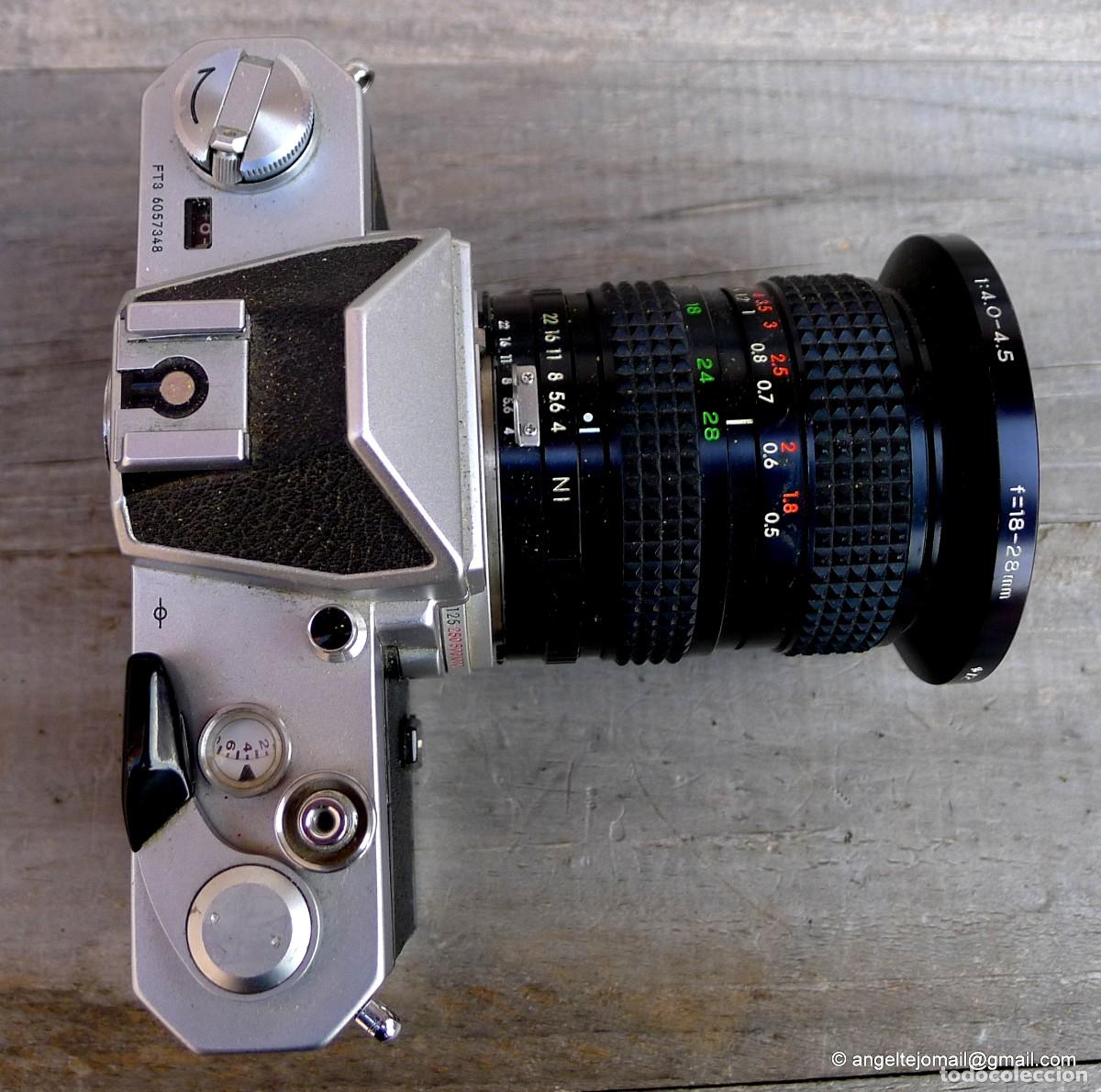 C&aacute;mara de fotos: NIKKORMAT FT3, + 18 28 MM.IMPECABLE. - Foto 2