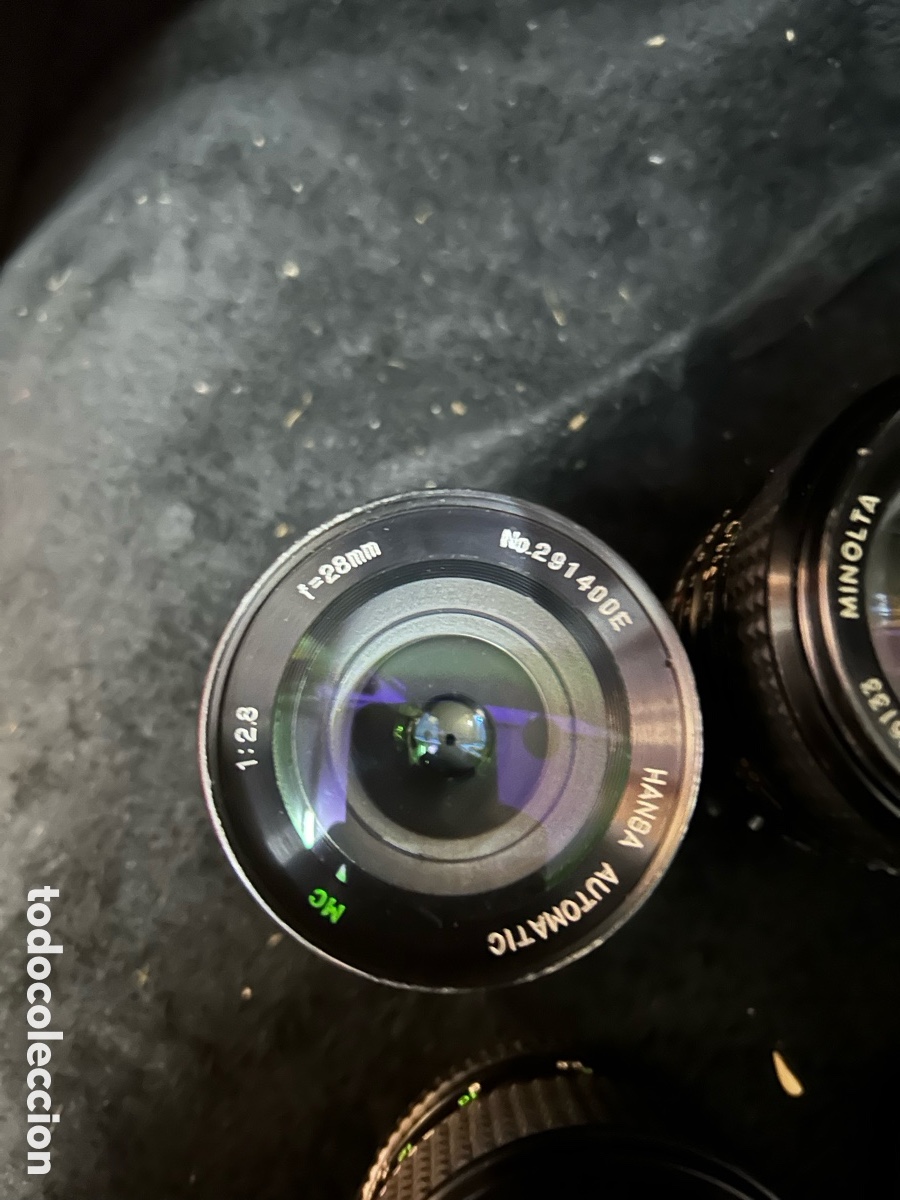 C&aacute;mara de fotos: Set, c&aacute;mara Minolta SR T 101B, objetivos, caja &hellip; - Foto 8