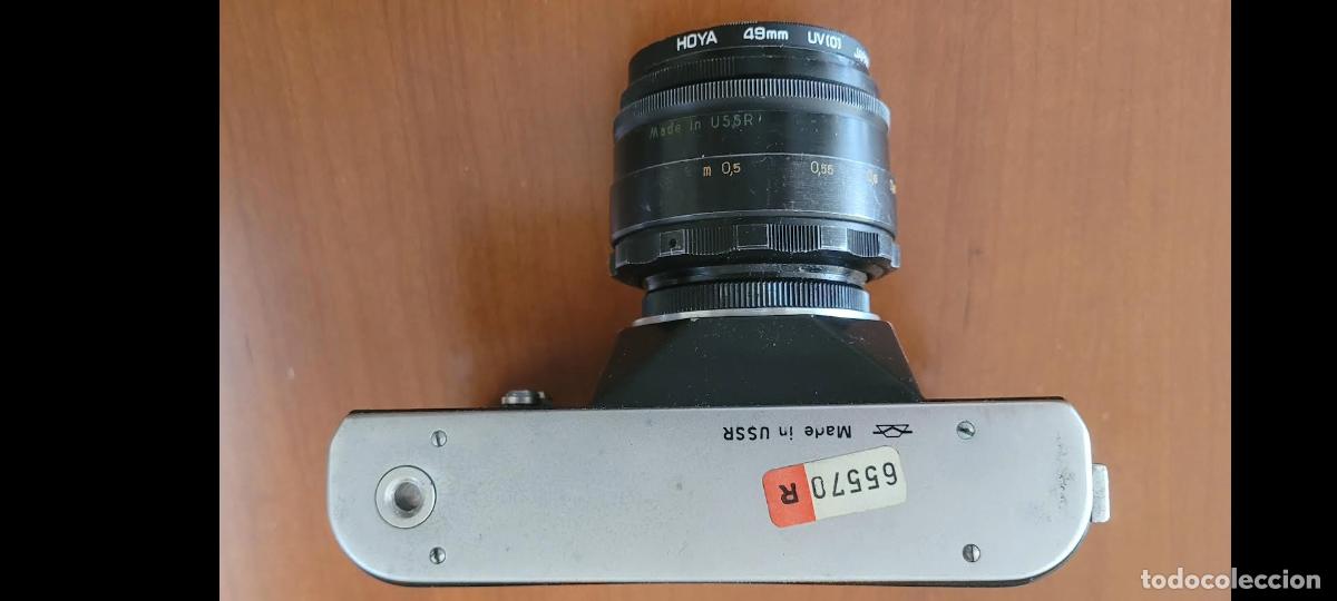 C&aacute;mara de fotos: C&Aacute;MARA ZENIT E con grabado de logotipo ol&iacute;mpico - Foto 2