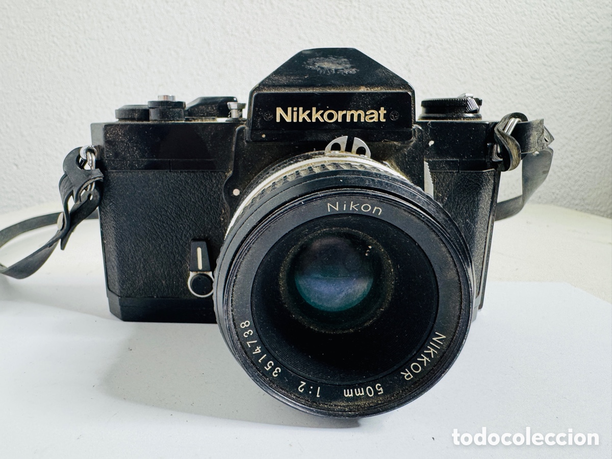 C&aacute;mara de fotos: Nikon Nikkormat 35MM Film Camera with Nikkor H 50mm Solo Piezas o Decoraci&oacute;n