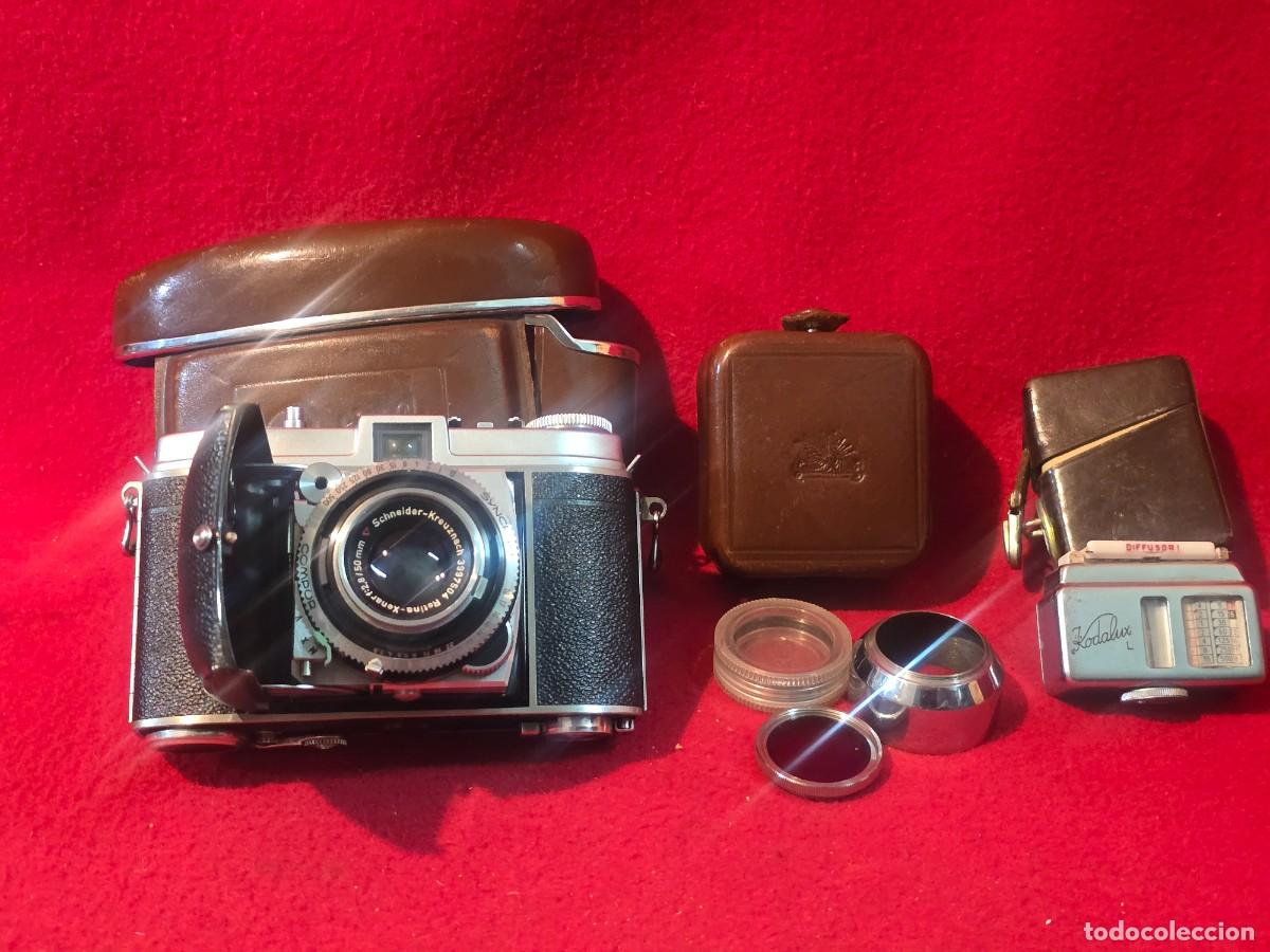 C&aacute;mara de fotos: CAMARA FOTOGRAFICA KODAK RETINA 1B CON ACCESORIOS