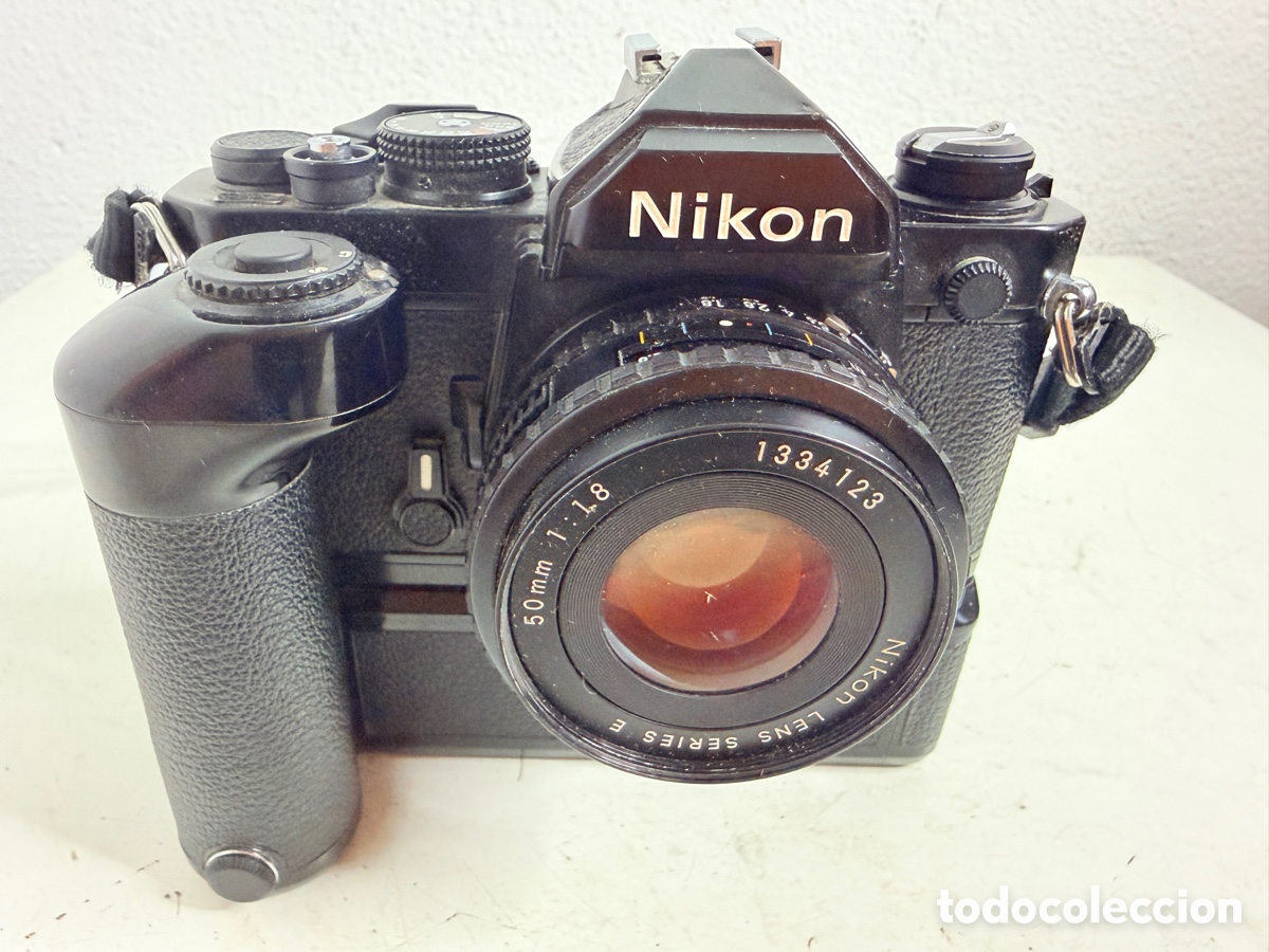 C&aacute;mara de fotos: Nikon FM Camera & Nikon MD-12 Usado Sin Comprobar. - Foto 2