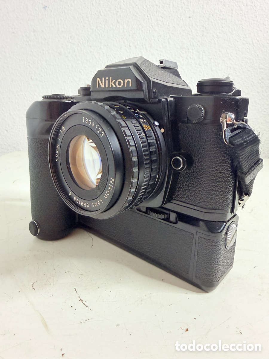 C&aacute;mara de fotos: Nikon FM Camera & Nikon MD-12 Usado Sin Comprobar. - Foto 8