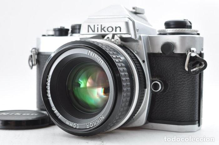 Appareil photos: Nikon FE con objetivo de 50mm 1:1,8 EN FUNCIONAMIENTO