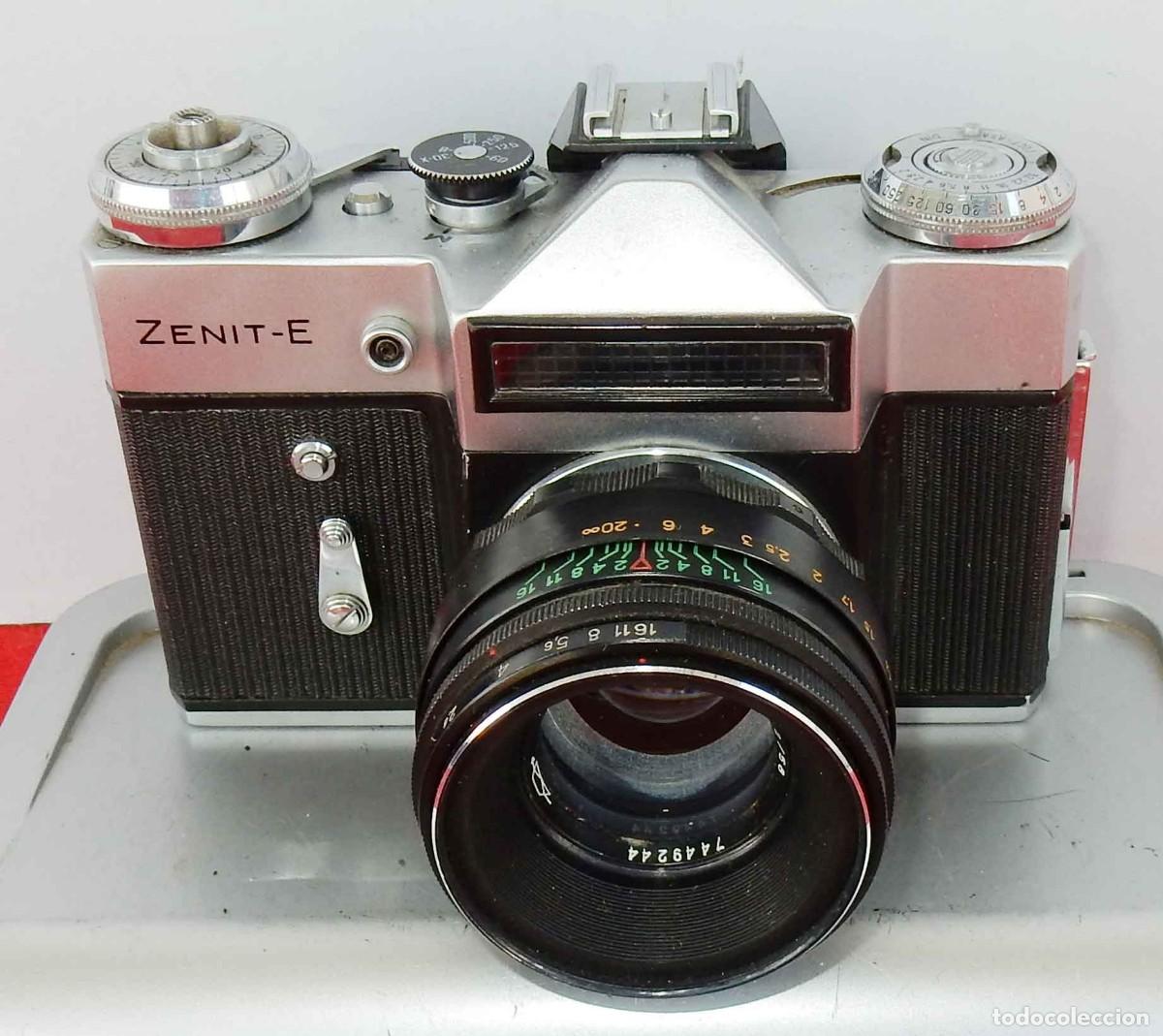 C&aacute;mara de fotos: C&aacute;mara ZENIT E - con Helios 44 2/58 mm - funda