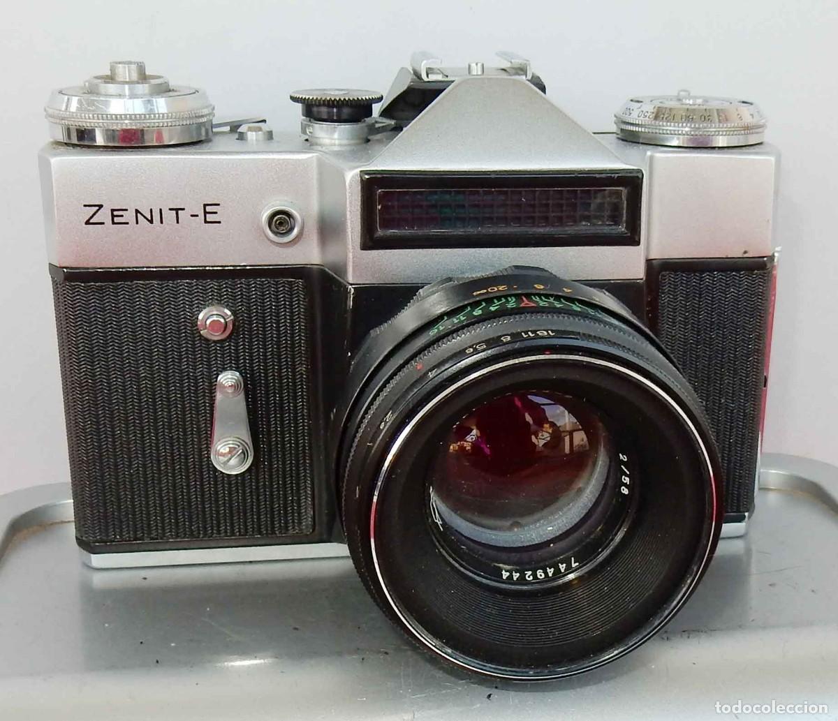 C&aacute;mara de fotos: C&aacute;mara ZENIT E - con Helios 44 2/58 mm - funda - Foto 2