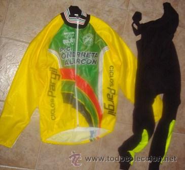 Coleccionismo deportivo: Maillot y cullote ciclista - Foto 1