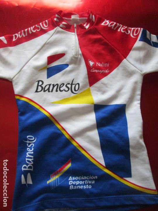 Maillot Cycliste Vintage Nalini Banesto Campagnolo - Tour 1993 - Taille M - Occasion
