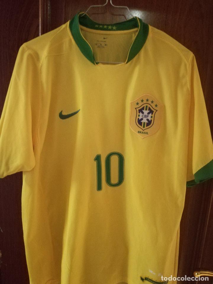 camiseta ronaldinho brasil