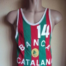 Coleccionismo deportivo: (F-190150)CAMISETA BALONCESTO BANCA CATALANA MONT HALL - MATCH WORN - AÑOS 60 - 70. Lote 147841214