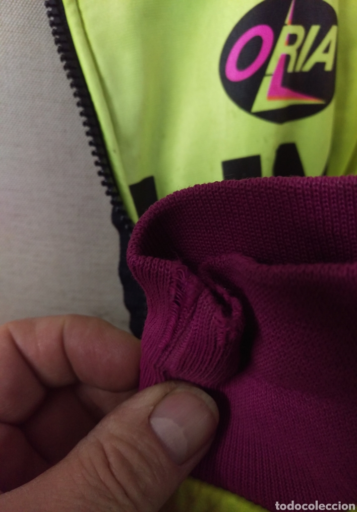 Maillot Cycliste Vintage Nalini, Jolly Componibili Club, Années 80, Taille M, Jaune