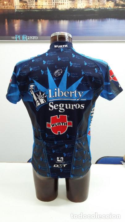 Maillot Cyclisme Vintage Giordana, Liberty Seguros Würtz, Taille XL, état Correct