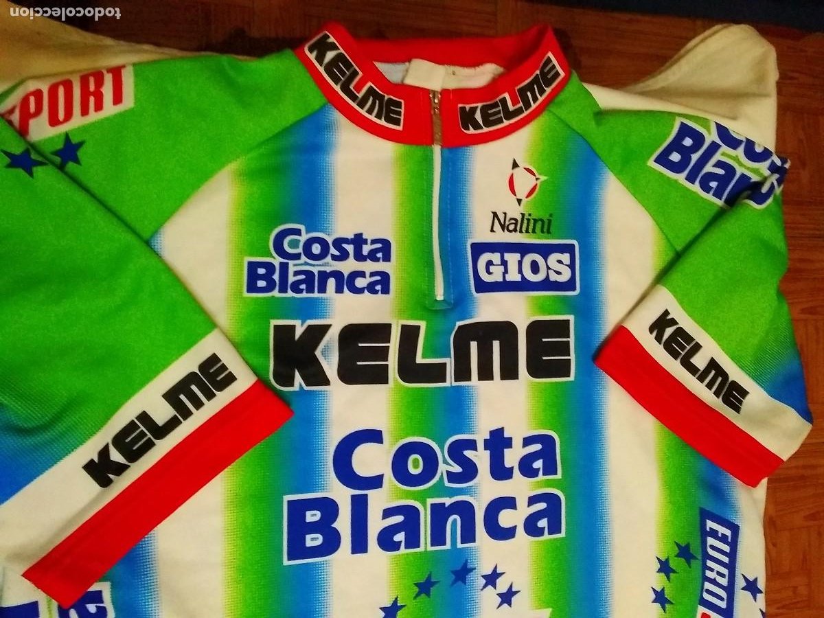 Camiseta Bici Ciclismo Shirt Maillot Ciclismo Team Kelme Costa Blanca  NALINI T.S