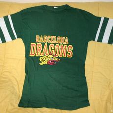 camiseta oficial vintage barcelona dragons fútb - Compra venta en ...