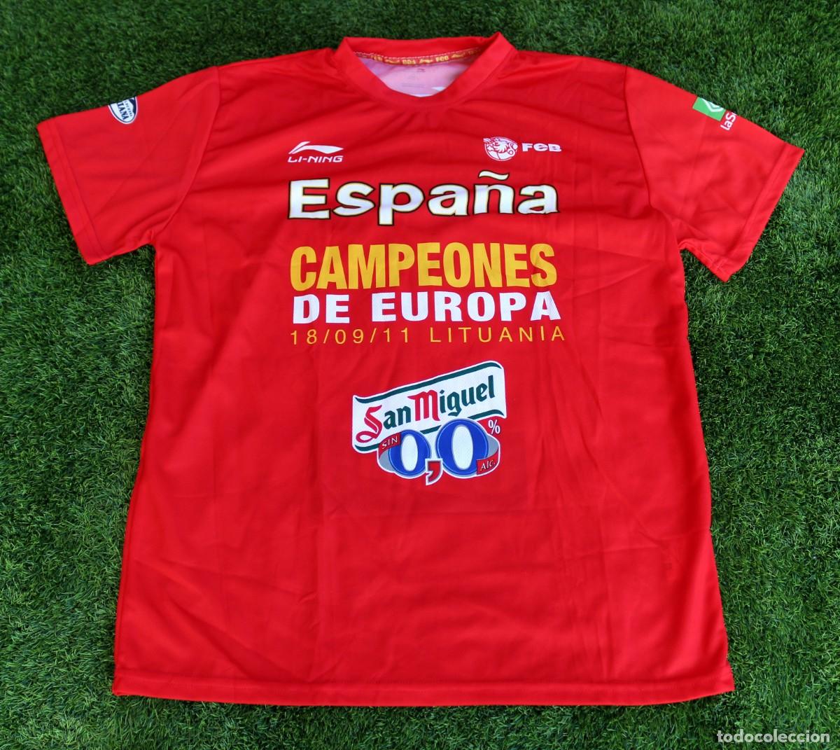 camiseta baloncesto basquet seleccion española - Compra venta en  todocoleccion