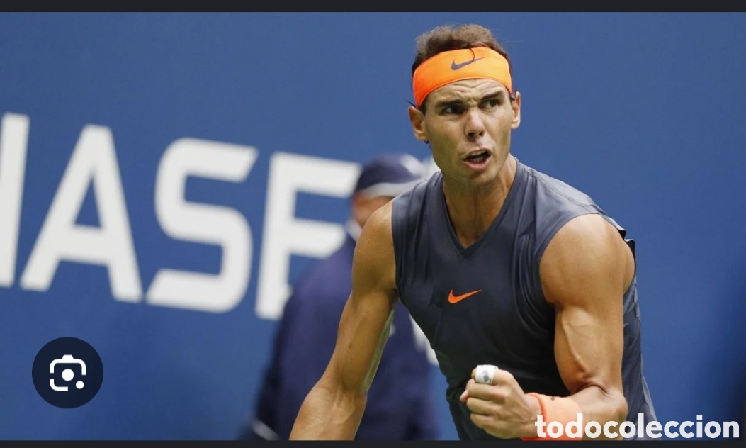 Coleccionismo deportivo: Rafa Nadal utilizada us open 2018 - Foto 1