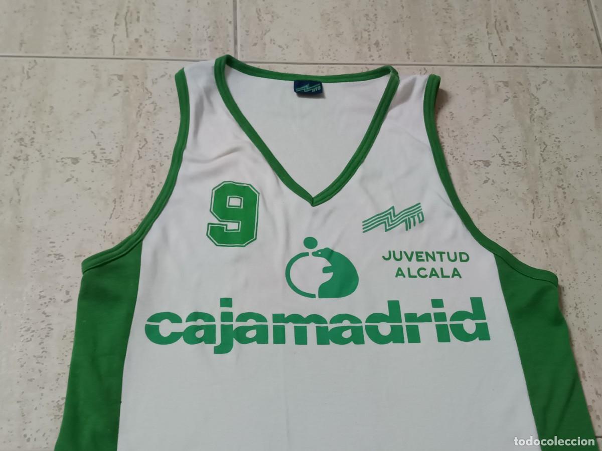 Coleccionismo deportivo: CAMISETA VINTAGE MATCH WORN CAJAMADRID &ndash; JUVENTUD ALCAL&Aacute;
