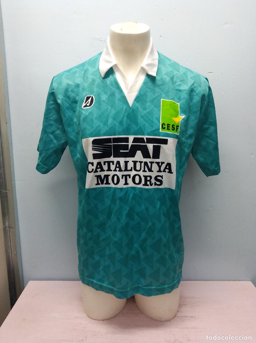 Coleccionismo deportivo: Esplugues vintage hockey patines Barcelona camiseta futbol football shirt L