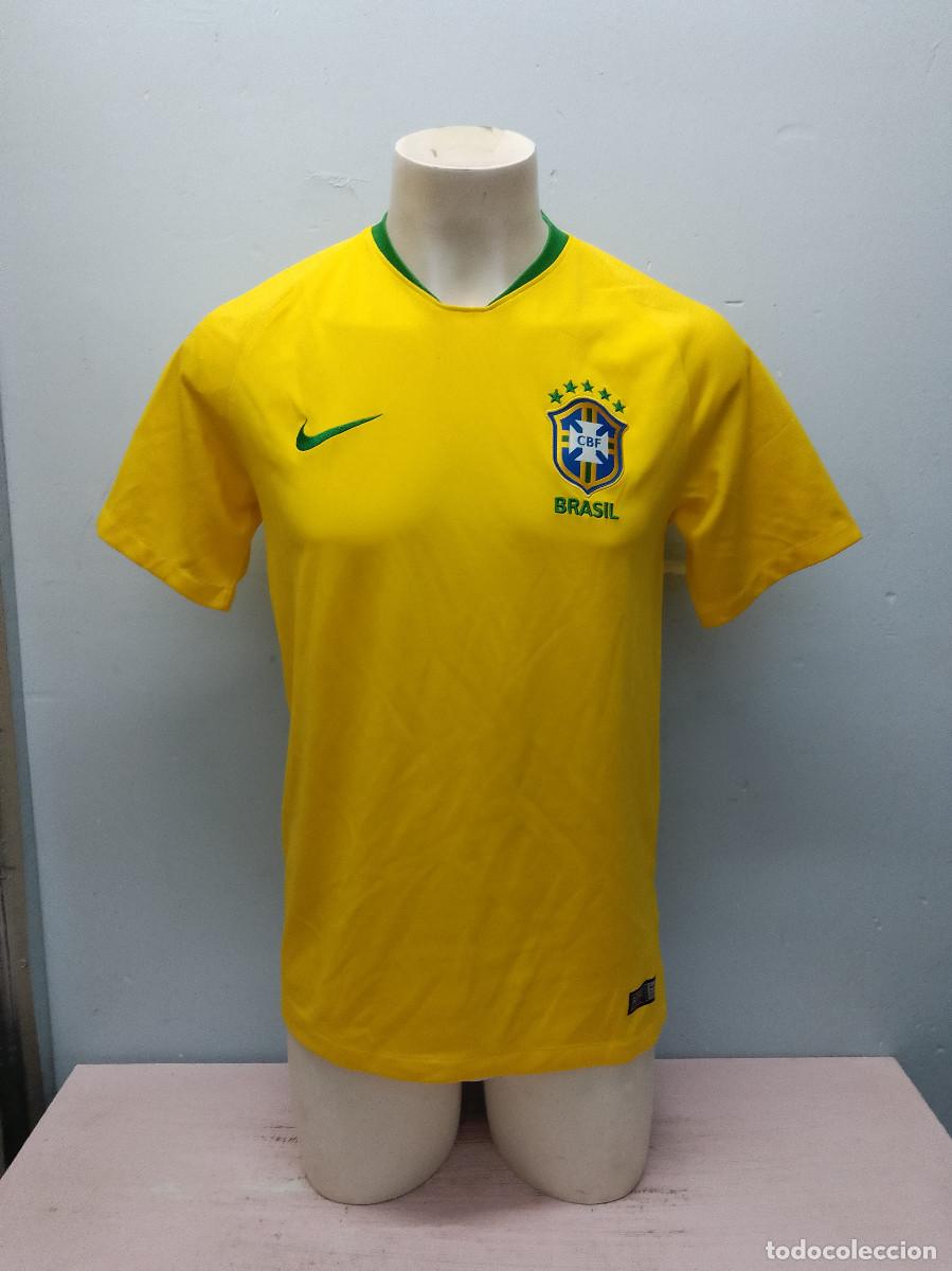 Coleccionismo deportivo: Brasil seleccion camiseta futbol football shirt M 53cts