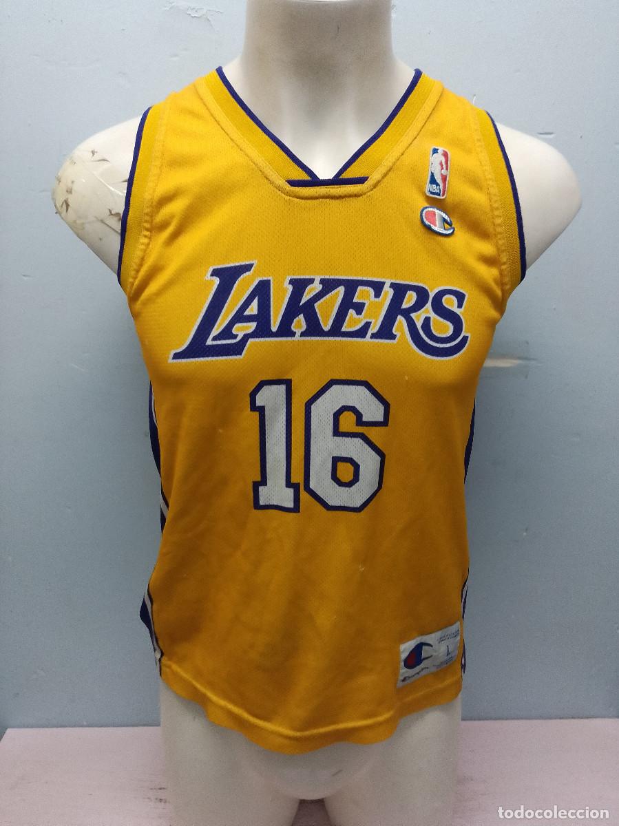 Coleccionismo deportivo: Lakers Gasol camiseta shirt basketball basquet basket 51x65cts xxs