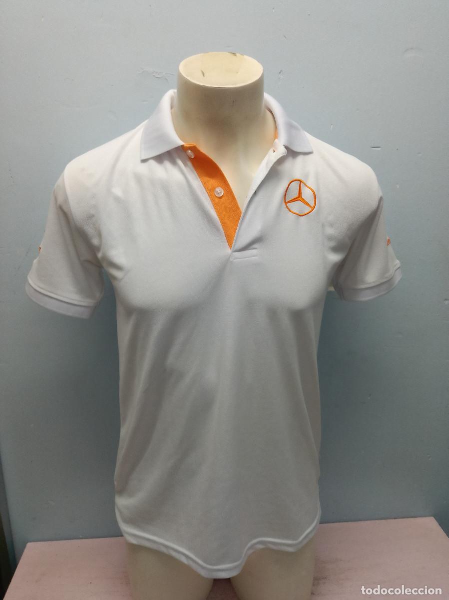 Coleccionismo deportivo: Mercedes Trophy golf polo shirt tournament camiseta shirt M 55cts