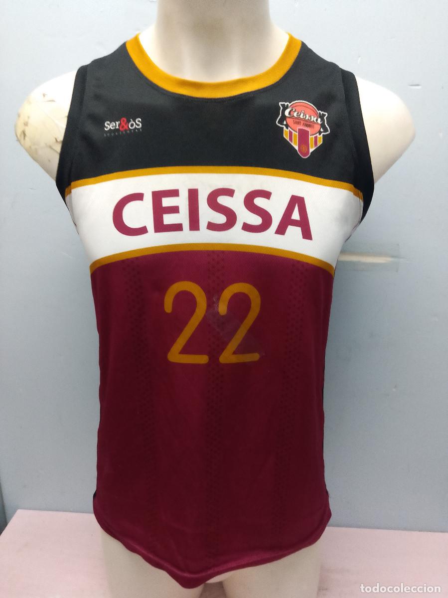 Coleccionismo deportivo: Sant Andreu basket catalunya barcelona camiseta shirt S
