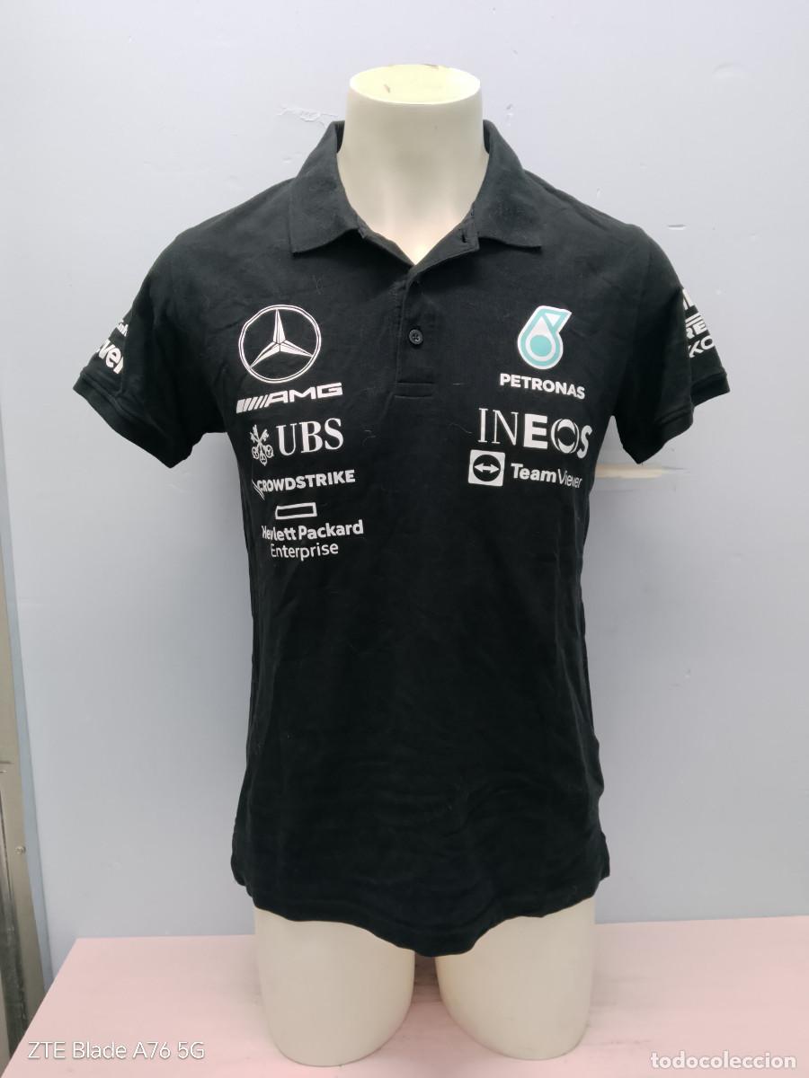 Coleccionismo deportivo: Mercedes-AMG PETRONAS F1 camiseta polo shirt racing motorsport M 56cts