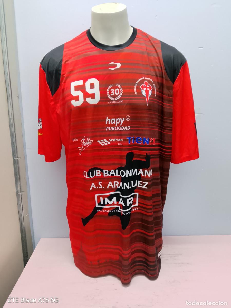Coleccionismo deportivo: CB Santiago Aranjuez Madrid camiseta balonmano handball handbol 4xl 65cts