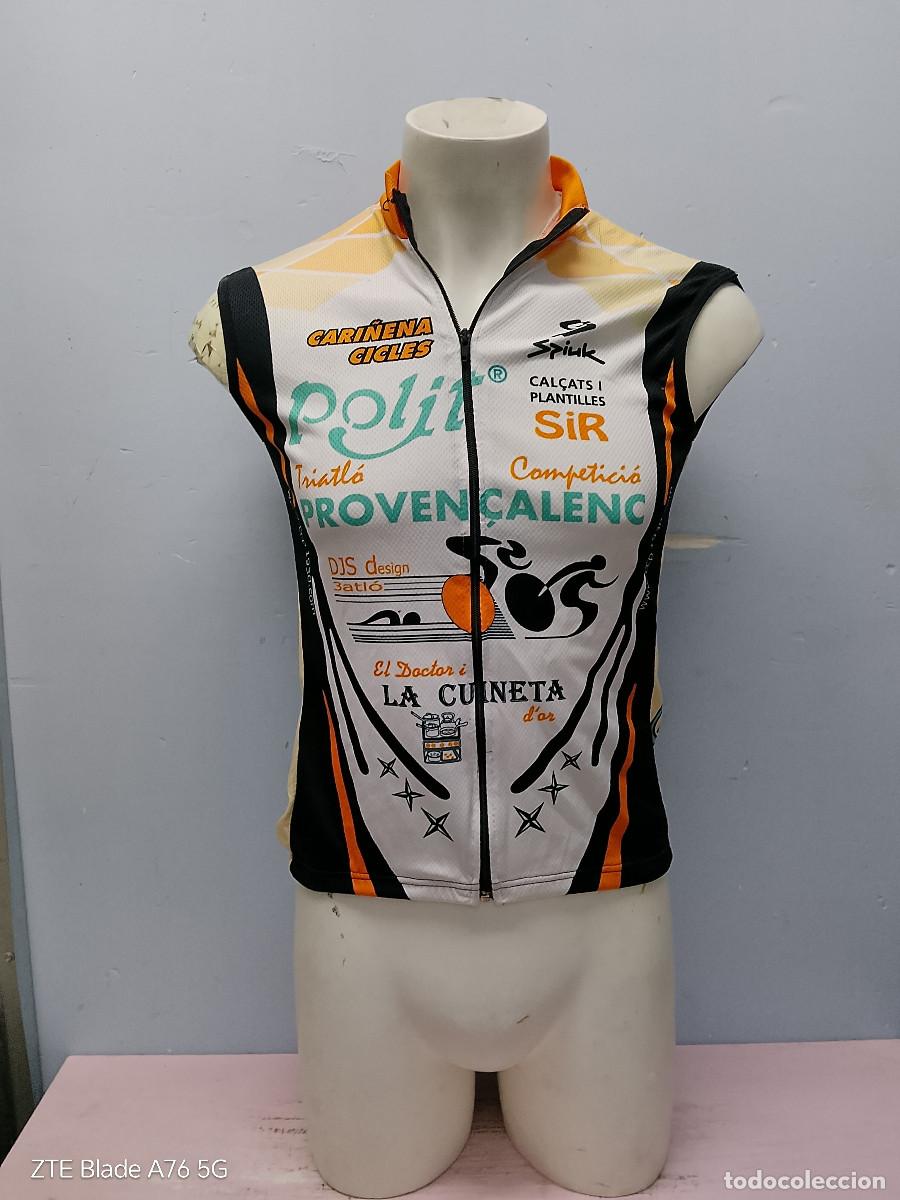 Coleccionismo deportivo: Proven&ccedil;alenc catalunya maillot chica mujer ciclismo ciclista cycling jersey M 49cts