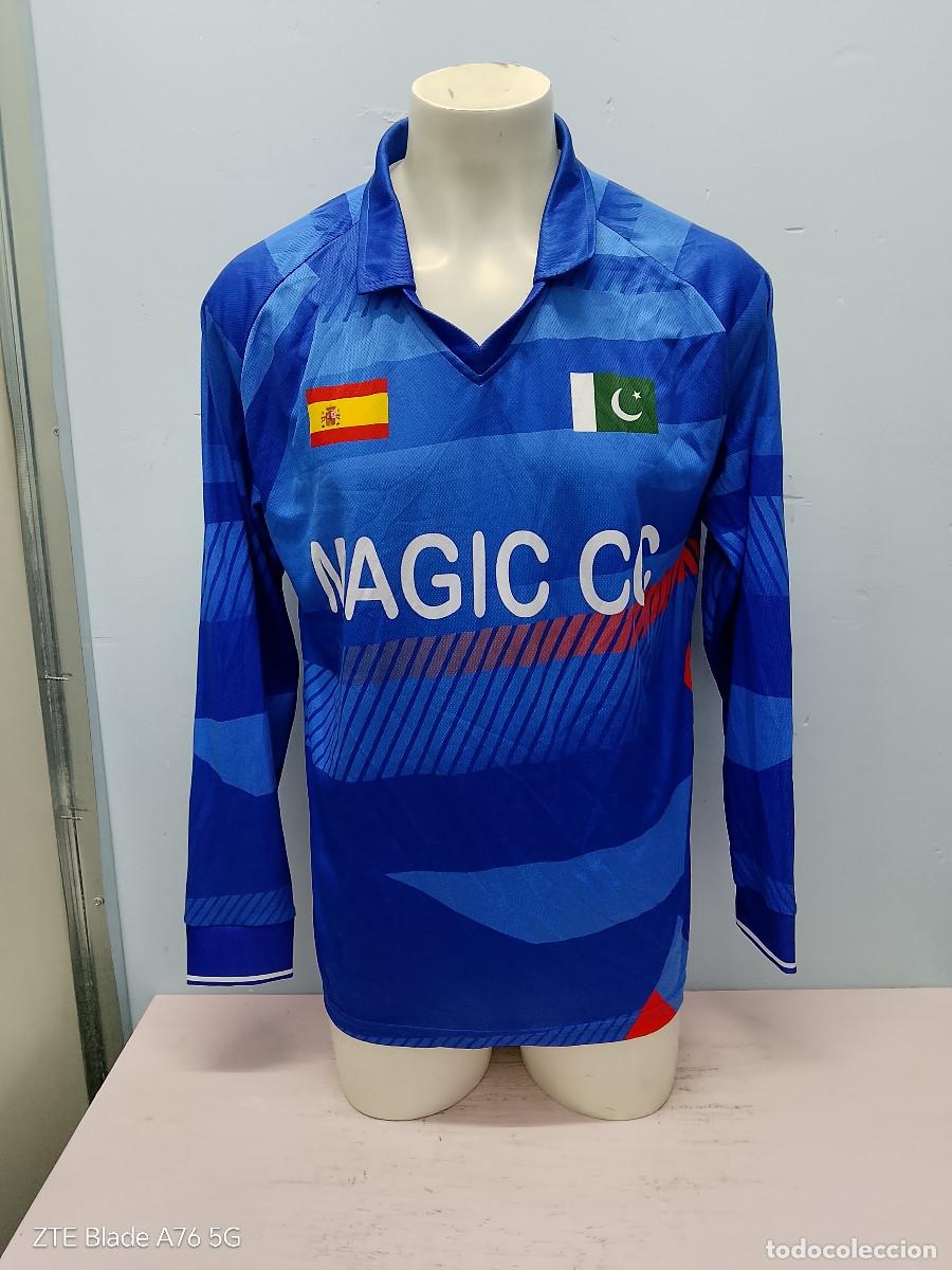 Coleccionismo deportivo: Cricket Espa&ntilde;a League shirt camiseta Magic L 64cts
